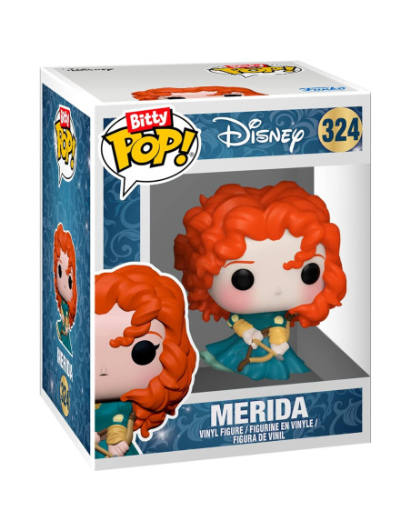 Figuras Mini Bitty Pop Disney - Rapunzel, Merida, Moana + Sorpresa