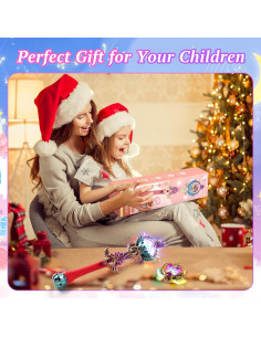 Varita Mágica Iluminada Skirfy con Sonido para Niñas 3-10 Años 2