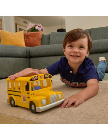 Autobús Escolar Amarillo Musical CoComelon con Figura JJ