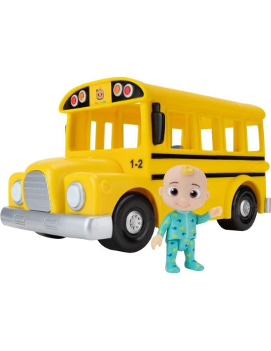 Autobús Escolar Amarillo Musical CoComelon con Figura JJ