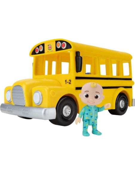 Autobús Escolar Amarillo Musical CoComelon con Figura JJ