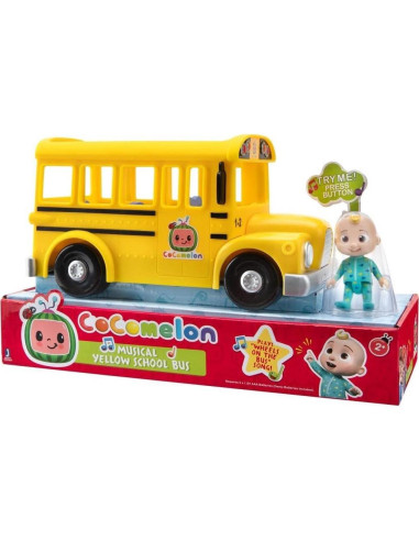 Autobús Escolar Amarillo Musical CoComelon con Figura JJ
