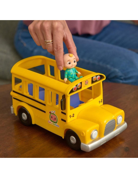 Autobús Escolar Amarillo Musical CoComelon con Figura JJ