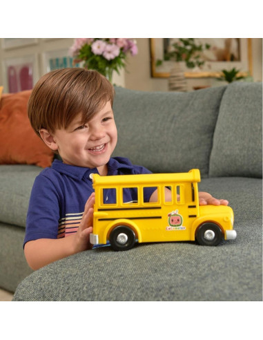 Autobús Escolar Amarillo Musical CoComelon con Figura JJ