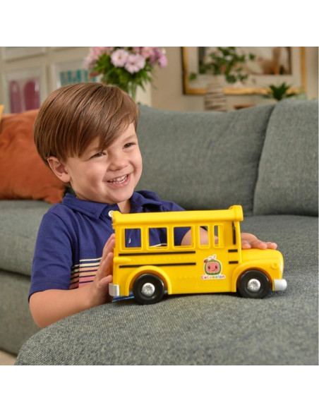 Autobús Escolar Amarillo Musical CoComelon con Figura JJ