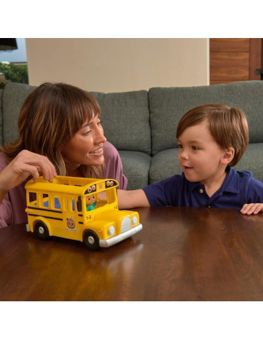 Autobús Escolar Amarillo Musical CoComelon con Figura JJ