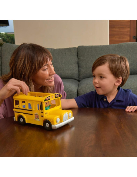 Autobús Escolar Amarillo Musical CoComelon con Figura JJ