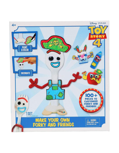 Kit de Manualidades Toy Story 4 Crea Tu Propio Forky - 100 Piezas