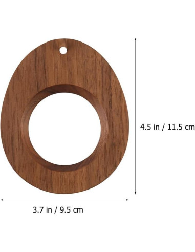 Soporte de Goteo de Café IMIKEYA de Madera 11.5x9.5 cm