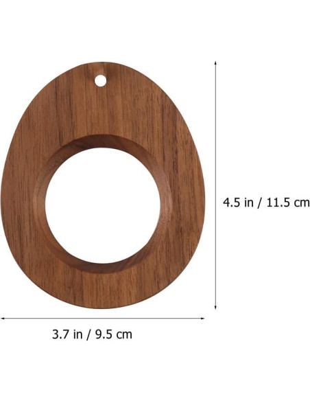 Soporte de Goteo de Café IMIKEYA de Madera 11.5x9.5 cm