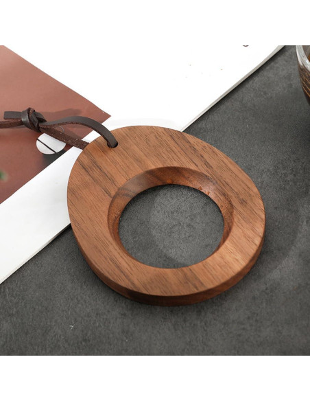 Soporte de Goteo de Café IMIKEYA de Madera 11.5x9.5 cm