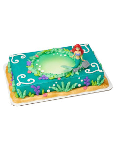 DecoSet Princesa Disney Ariel - Decoración de Pastel 2 Piezas