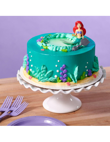 DecoSet Princesa Disney Ariel - Decoración de Pastel 2 Piezas