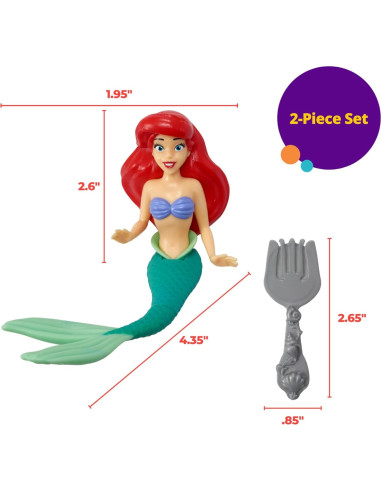 DecoSet Princesa Disney Ariel - Decoración de Pastel 2 Piezas