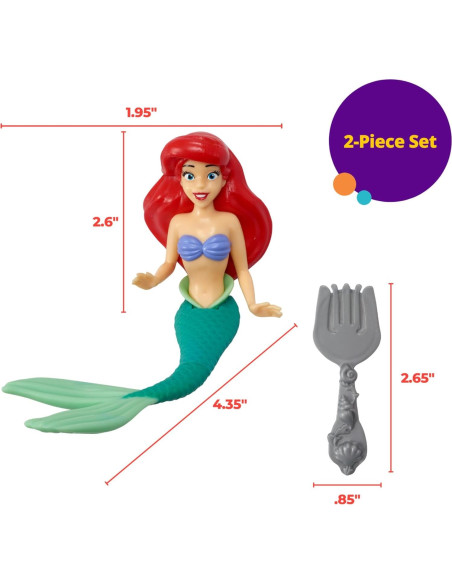 DecoSet Princesa Disney Ariel - Decoración de Pastel 2 Piezas