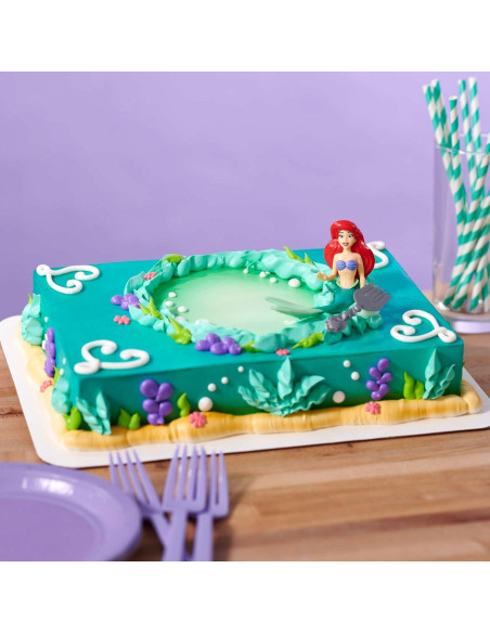 DecoSet Princesa Disney Ariel - Decoración de Pastel 2 Piezas