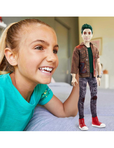 Muñeca Zed Necrodopolis Zombie Mattel 30.5 cm con atuendo grunge