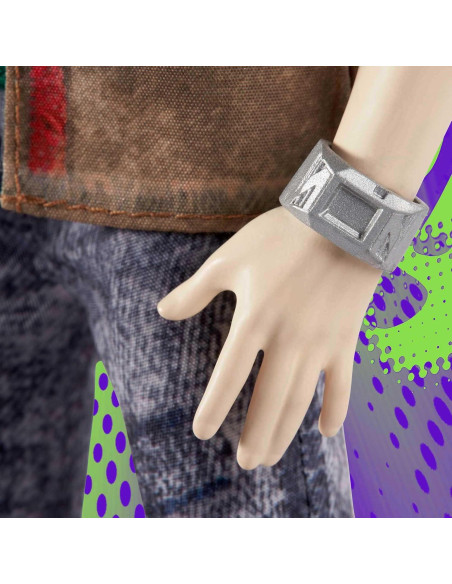 Muñeca Zed Necrodopolis Zombie Mattel 30.5 cm con atuendo grunge