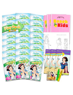 Favoritos de Cumpleaños Blancanieves Disney - 24 Mini Paquetes