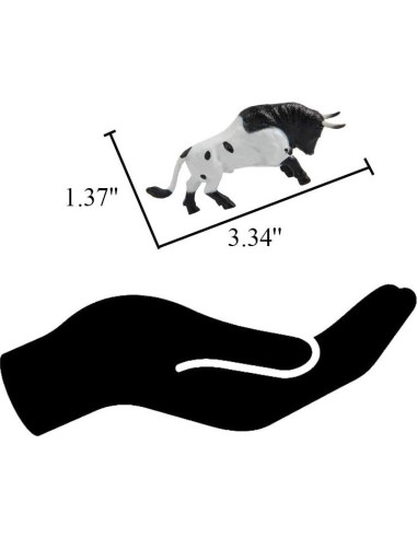 Set de 12 Figuras de Animales de Granja Mini Tudou