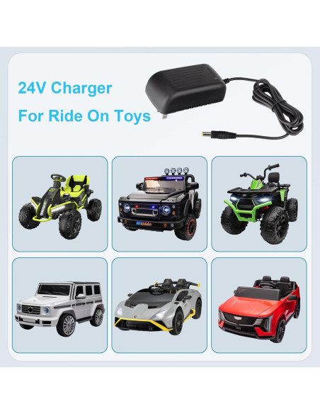 Cargador de Batería 24V Cilehall para Coches Eléctricos Niños
