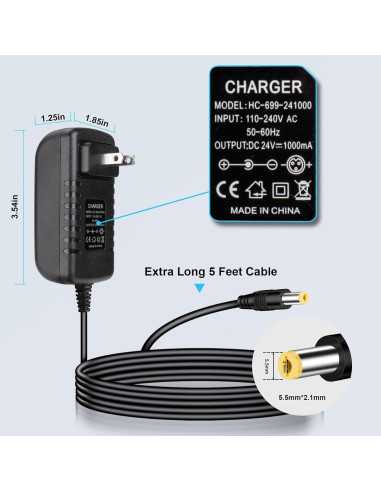 Cargador de Batería 24V Cilehall para Coches Eléctricos Niños