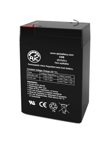 Batería AJC 6V 5Ah Compatible Kid Trax Minnie Quad