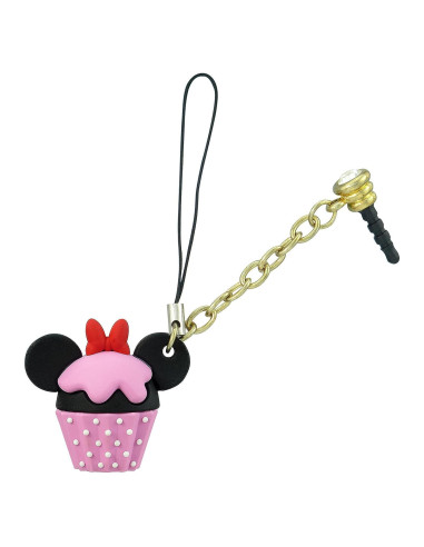 Charm de Teléfono Disney Minnie Cupcake Multicolor 2.54 cm