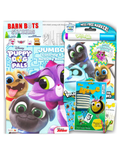 Set de Libros para Colorear Disney Puppy Dog Pals - 3 Piezas