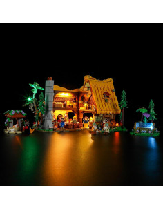 Kit de Iluminación LED BRIKSMAX para Lego 43242 Cabaña Blancanieves 2