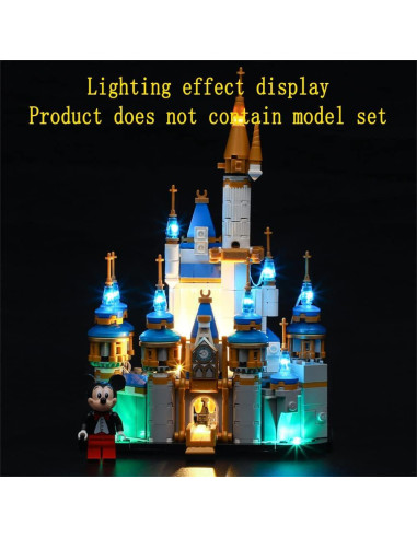 Kit de Iluminación LED para Mini Castillo Disney Lego 40478