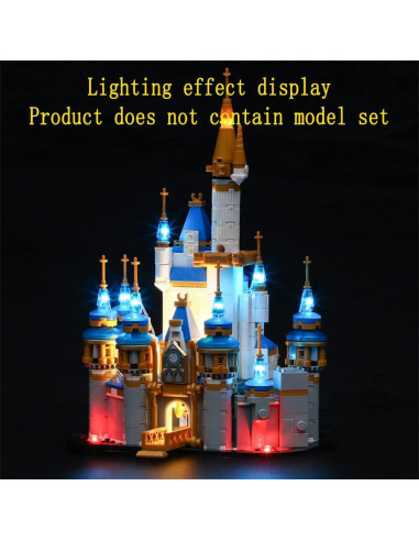 Kit de Iluminación LED para Mini Castillo Disney Lego 40478