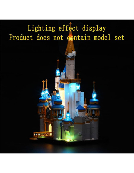 Kit de Iluminación LED para Mini Castillo Disney Lego 40478
