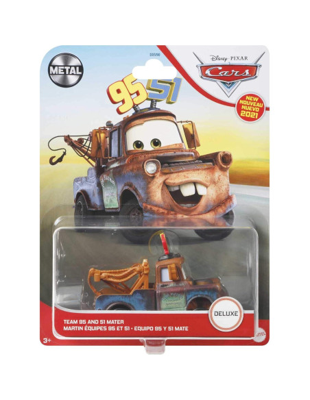 Vehículo Mater Disney Pixar Cars en metal 1:55 para niños