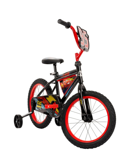 Bicicleta para Niños Huffy 16" Cars - Ruedas de Entrenamiento