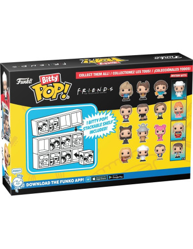 Funko Bitty POP! Friends - Phoebe y 3 figuras mini coleccionables