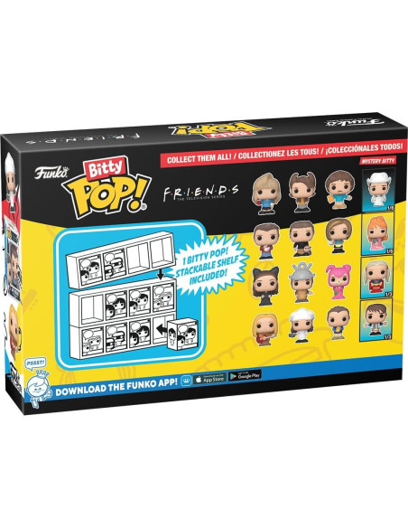 Funko Bitty POP! Friends - Phoebe y 3 figuras mini coleccionables