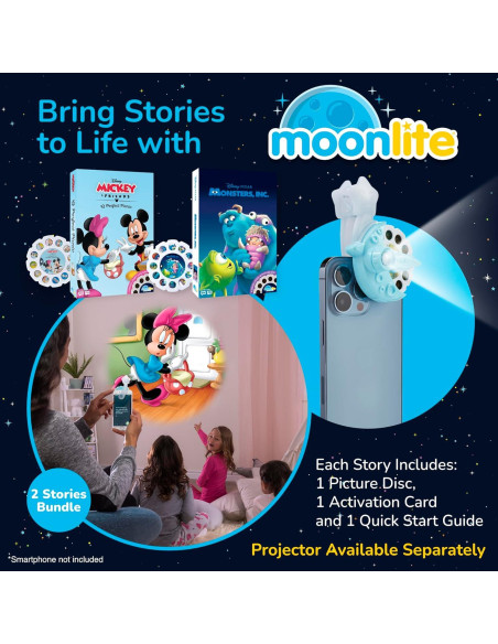 Carretes de Cuentos Moonlite Set 2 Un Picnic Perfecto y Monsters Inc