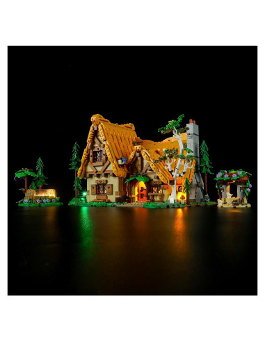 Kit de Luz LED YEABRICKS para Casa de Blancanieves 43242