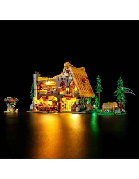 Kit de Luz LED YEABRICKS para Casa de Blancanieves 43242