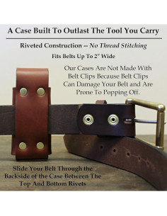 Funda de Cuero American Bench Craft para Leatherman FREE P2/P4/Signal 2