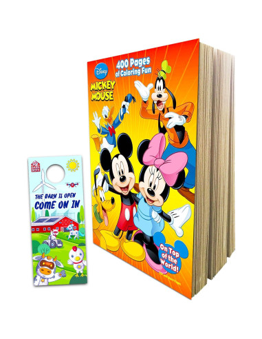 Libro para Colorear Disney Mickey Mouse 400 Páginas