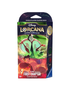 Deck Inicial Disney Lorcana Ravensburger Rubí y Esmeralda 60 cartas