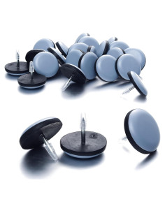 Deslizadores de Muebles Furnigear 24 Unidades PTFE 2.5 cm