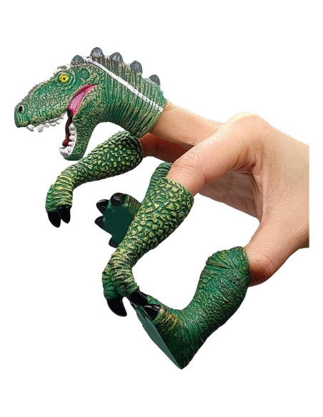 Conjunto de Marionetas de Dedos de Dinosaurio AQKILO - Juguetes Ecológicos