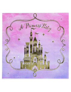 Servilletas de Almuerzo Disney Princesa Multicolor 16 Pzas 16.5 cm