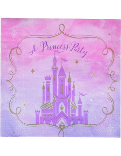 Servilletas de Almuerzo Disney Princesa Multicolor 16 Pzas 16.5 cm 2