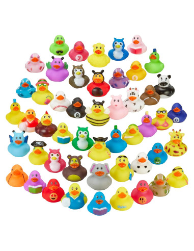 Juego de Patitos de Goma Variados Better Basics - 25 Unidades