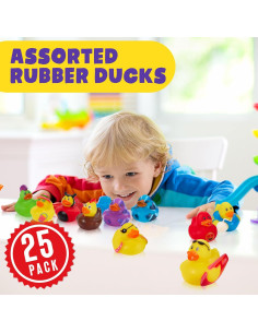 Juego de Patitos de Goma Variados Better Basics - 25 Unidades 2