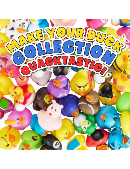 Juego de Patitos de Goma Variados Better Basics - 25 Unidades